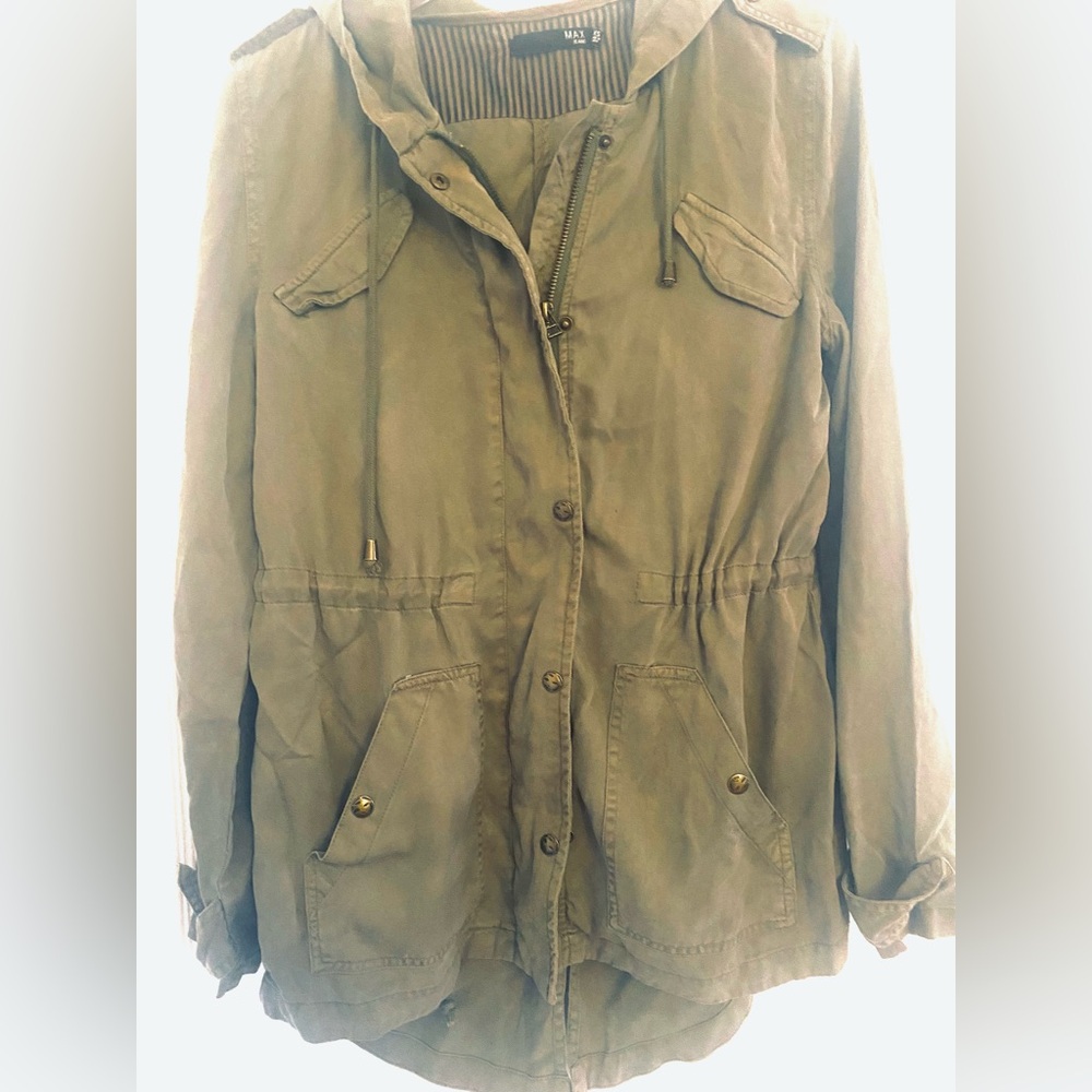 Max Jeans Olive Green Women's Jacket